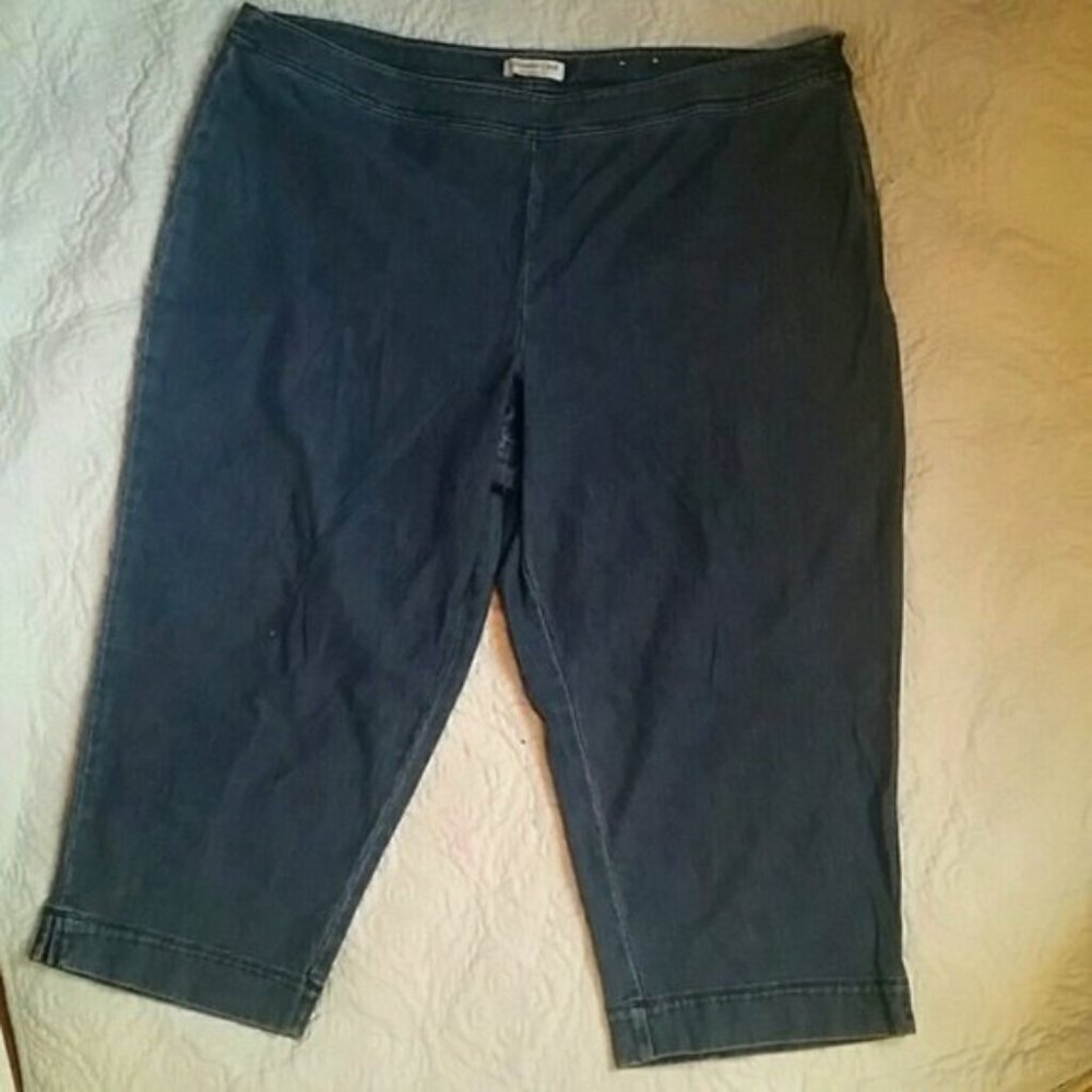 Coldwater Creek Stretch Denim Capris